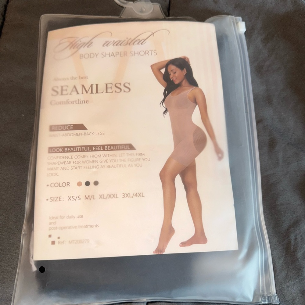 Unbranded Black High Waist Crotchless Bodysuit